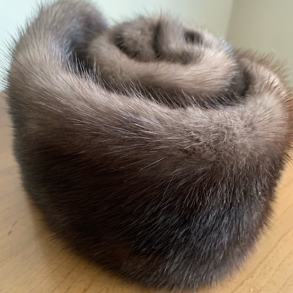 REAL MINK-Luxurious Brown Fur Scarf - Picture 5 of 5